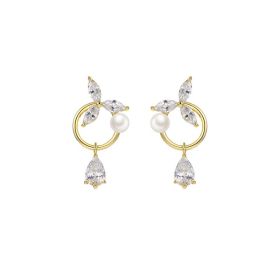 New Pearl Flower Earrings