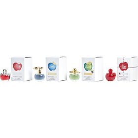 NINA RICCI VARIETY by Nina Ricci 4 PIECE MINI VARITY WITH NINA & NINA BELLA & NINA LUNA & NINA ROUGE AND ALL ARE 0.14 OZ MINIS