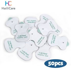 50pcs/lot Electrode Pads for for JR 309 Tens Acupuncture Good Quality white ,Digital Therapy Machine Massager Health pads