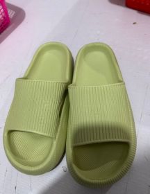 Soft Home Couple Slippers (Option: Fruit green-44or45)