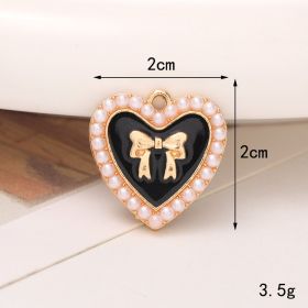 Jeans Button Hole Shoes Diy Accessories Bright Crystal Classic Style Ornament Accessories Upper Pearl Flower (Option: C452-Transparent)