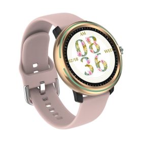 Smart Watch Body Temperature Blood Pressure Heart Rate (Color: Pink)