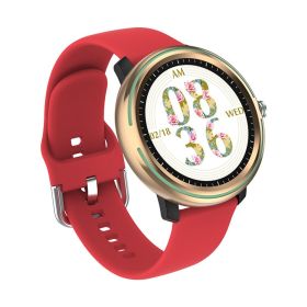 Smart Watch Body Temperature Blood Pressure Heart Rate (Color: Red)