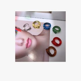 Download High Transparent Acrylic Ring Cross (Option: Blue-8)