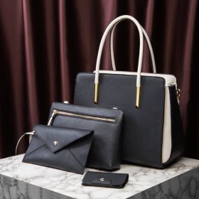 Women European Style Large Handbag (Color: Black)