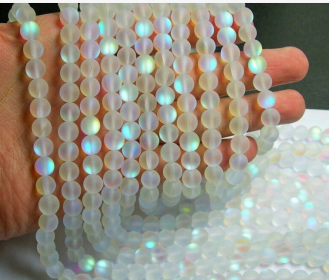 Mystic Aura Quartz Gemstone Loose Beads (Option: 8mm-1pcs)