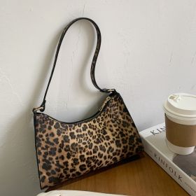 Fashion striped spotted niche handbags leopard print underarm bag (Option: Leopard pattern)