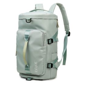 Waterproof Gym Fitness Bag Outdoor Travel Sport Excerise Fashion Casual Backpack (Color: Green)