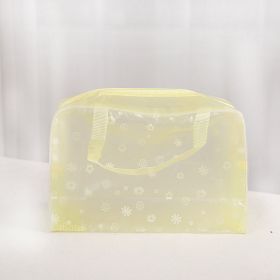 Waterproof cosmetic bag (Color: Yellow)