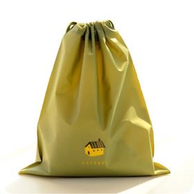 Animal Printing Large Capacity Drawstring Lazy Cosmetic Storage Bag (Option: Medium green)