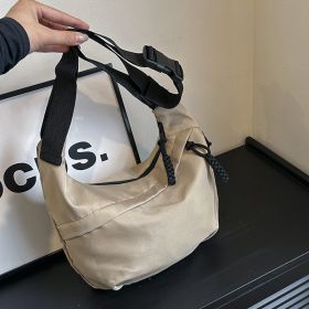 Casual Fashion Tote Bag Korean Underarm (Color: Khaki)