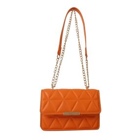 Women's Fashion Casual Retro Simple Messenger Bag (Color: Orange)