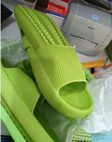 Soft Home Couple Slippers (Option: Avocado green-38to39)