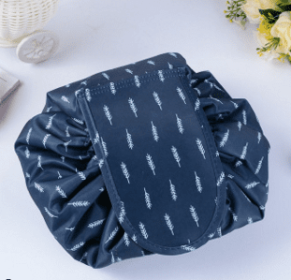 Animal Printing Large Capacity Drawstring Lazy Cosmetic Storage Bag (Option: A)