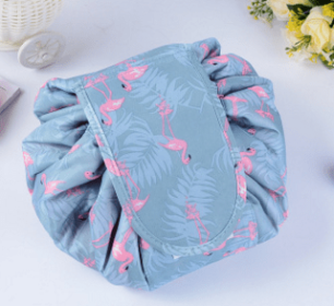 Animal Printing Large Capacity Drawstring Lazy Cosmetic Storage Bag (Option: B)