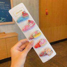 Animal Flow Sofa Clip Positioning Styling Hairpin (Option: Burger)