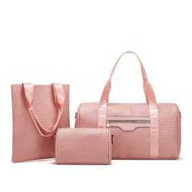 Women's Business Travel Bag Popular Bag Shoulder Sports Bag (Color: Pink)