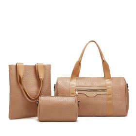 Women's Business Travel Bag Popular Bag Shoulder Sports Bag (Color: Khaki)