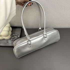 French Entry Lux Casual Retro Bag Women's Stick Bag (Option: Silver-Free Size)
